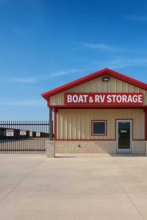 A Affordable Boat & RV Storage - Farmersville storage facility exterior view