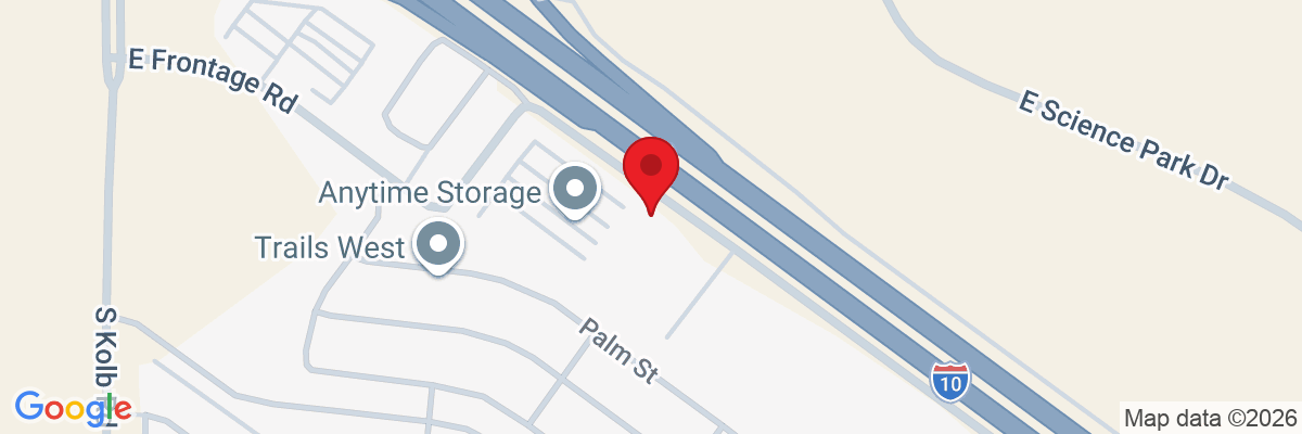 Map showing facility locations
