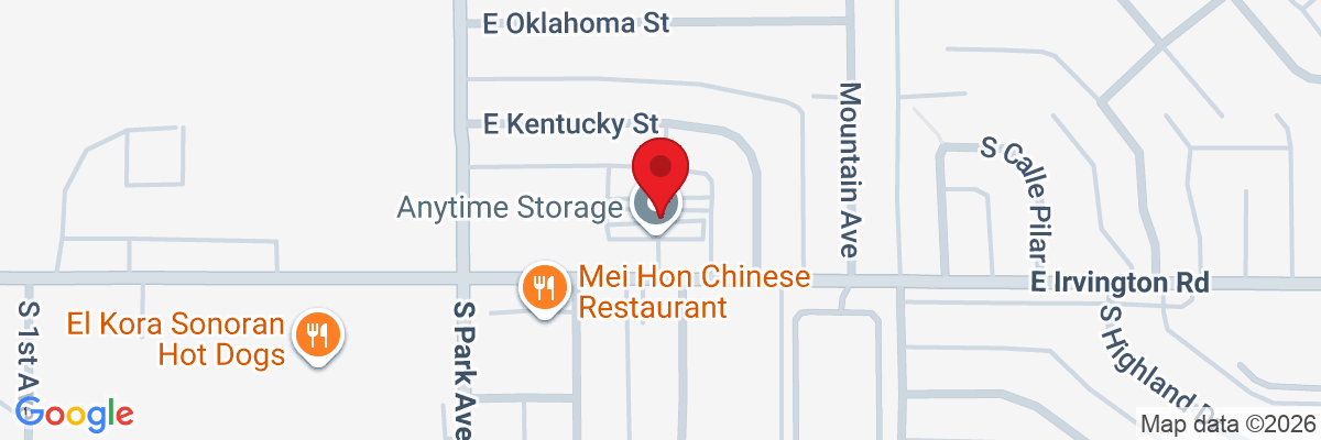 Map showing facility locations