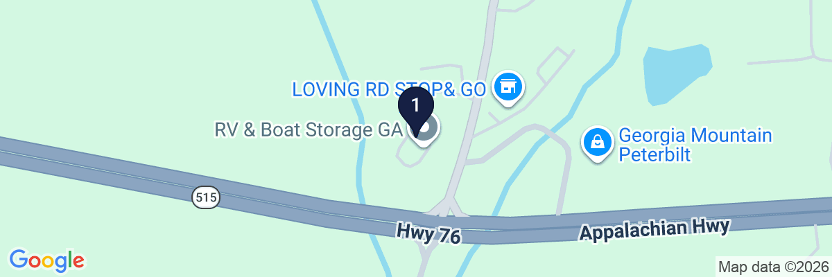 Map showing facility locations
