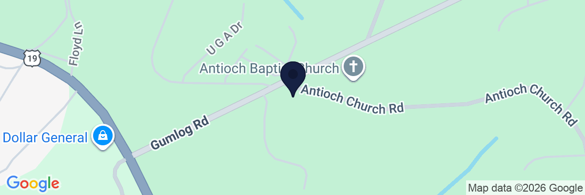 Map showing facility locations