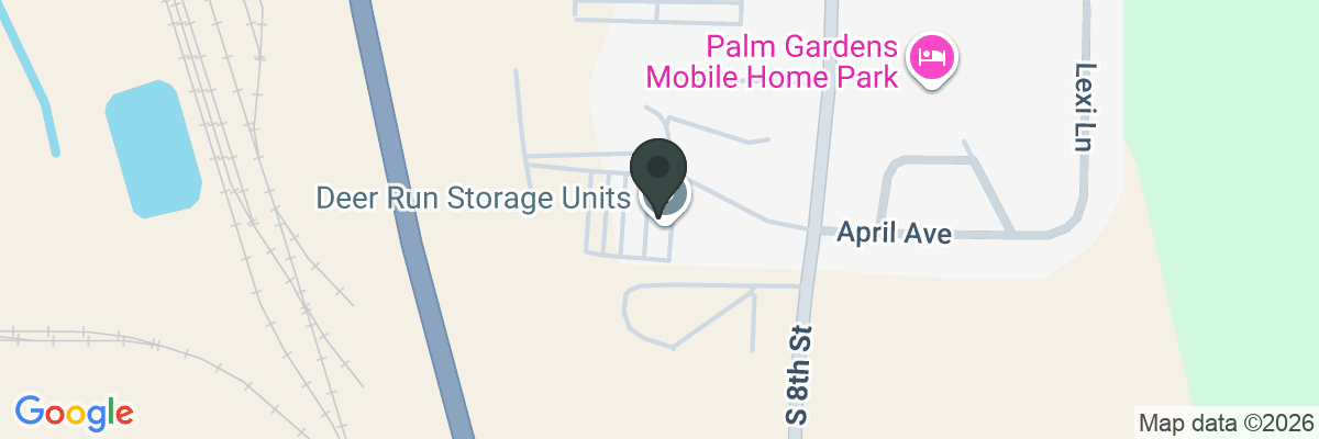 Map showing facility locations