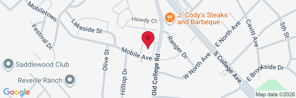 Map showing facility locations