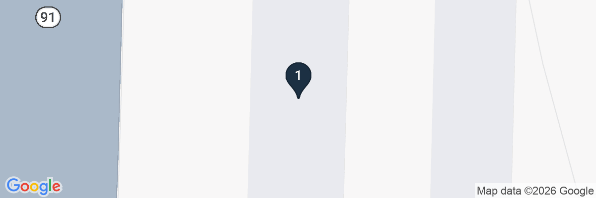 Map showing facility locations