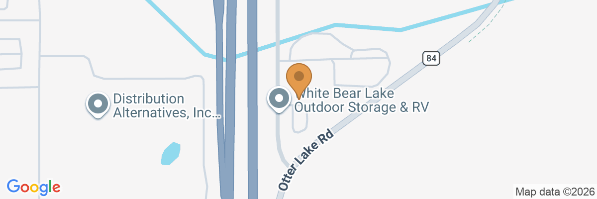 Map showing facility locations