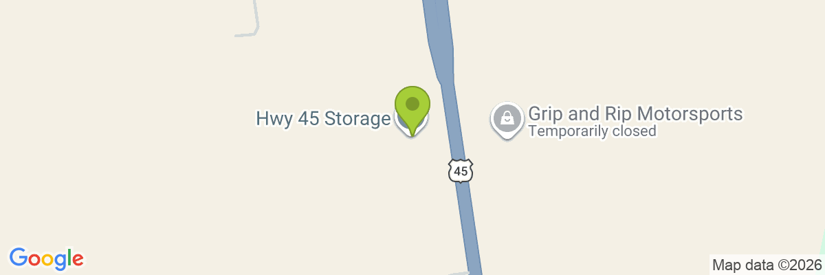Map showing facility locations