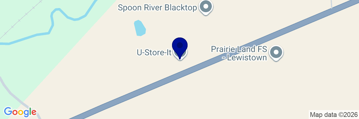 Map showing facility locations