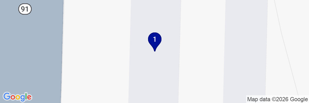 Map showing facility locations