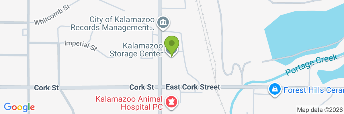 Map showing facility locations