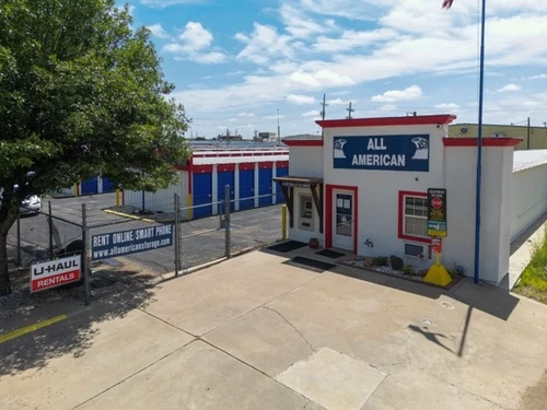 All American Storage - Lubbock storage facility exterior view