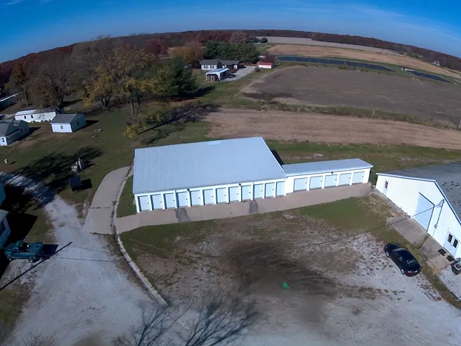 Aerial View of storage facility.