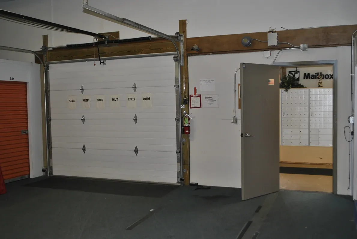 Inside of large storage unit.