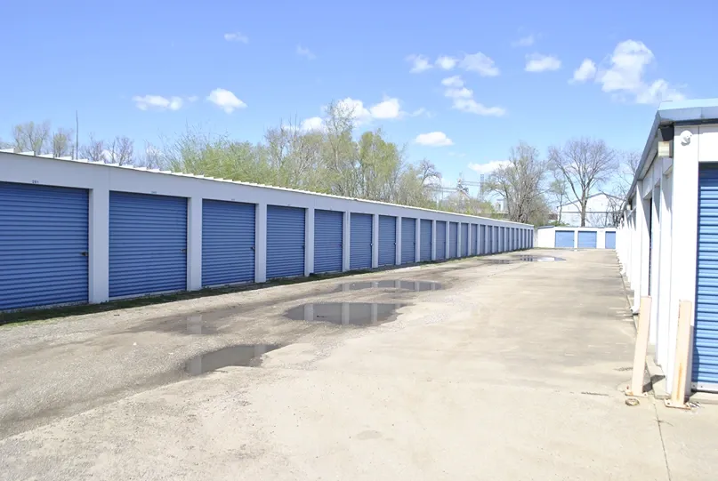 Large outdoor storage units.