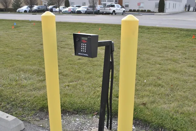 Front entrance keypad.