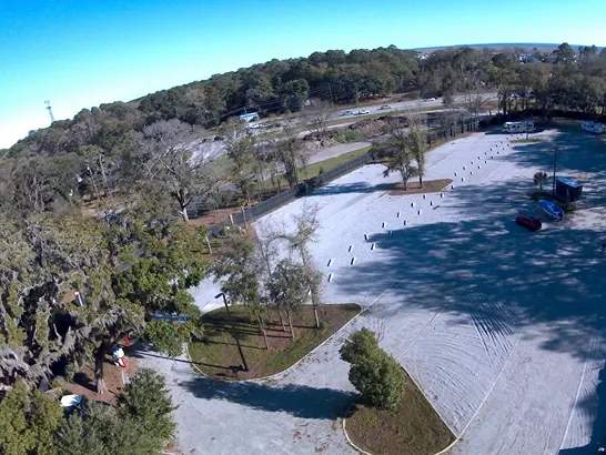 Storage parking spaces.