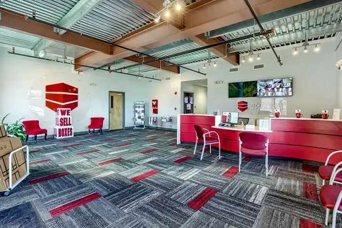 Main office of a storage facility