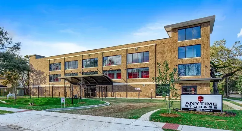 Front door to a storage facility