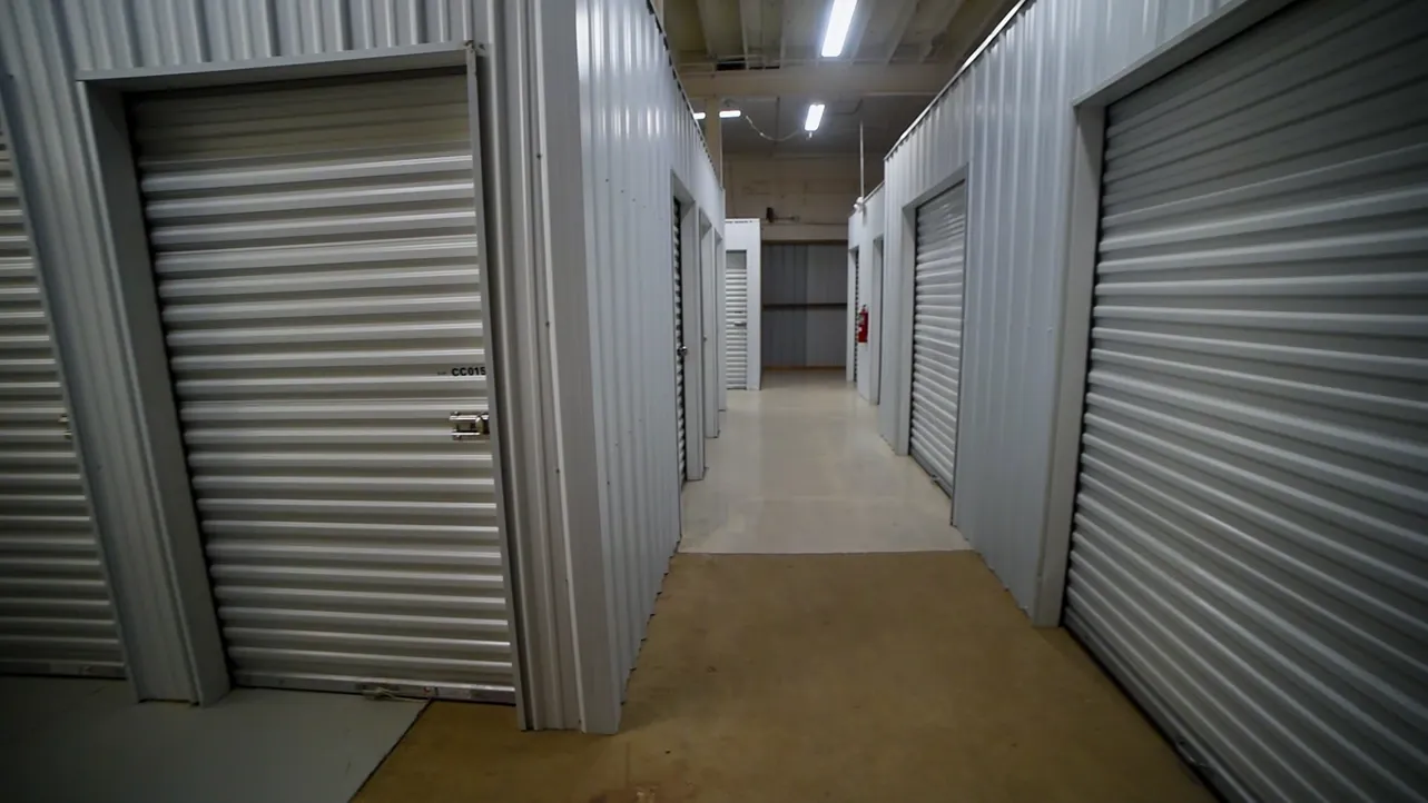 Indoor small and medium storage units.