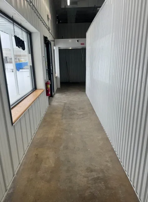 Front office hallway near entrance.