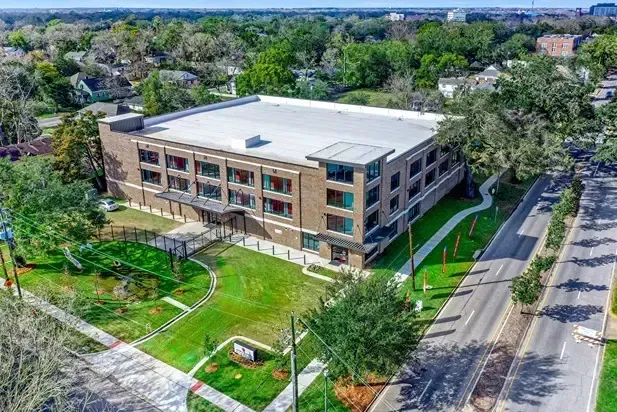 Skyview of an Anytime storage facility