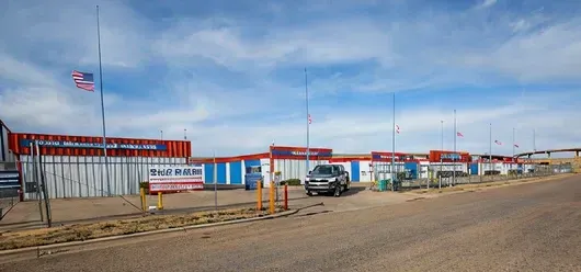 entrance at all american storage in lubbock tx