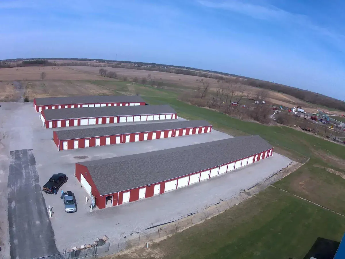 Aerial view of Surelock Storage.